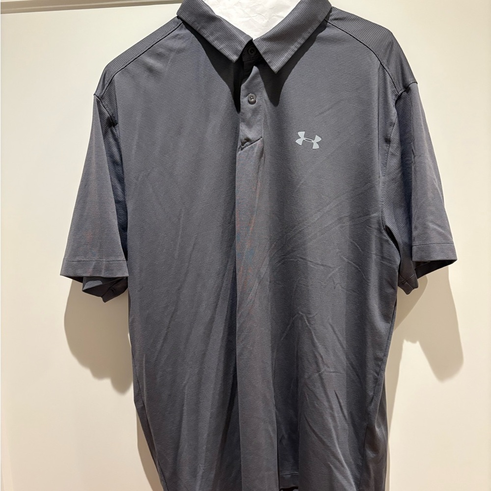 Under Armour Gray Performance Polo Shirt
